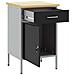 Armadio da lavoro Nero 50x55x84 cm Acciaio - Foto miniatura 4