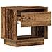 Comodino  2 pz Legno Vecchio 45x34x45 cm Legno Ingegnerizzato - Foto miniatura 5