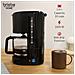 Skt1185blk Elegance Tostapane + Bollitore 1,7l+ Macchina Caffè Americano + Montalatte 2200w Nero - Foto miniatura 5