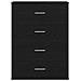 Credenza Rovere nero 60 x 31 x 84 cm Legno multistrato - Foto miniatura 6