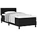 Letto box spring con materasso con materasso Nero 80 x 200 cm - Foto miniatura 3
