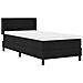Letto box spring con materasso con materasso Nero 80 x 200 cm - Foto miniatura 7