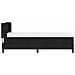Letto box spring con materasso con materasso Nero 80 x 200 cm - Foto miniatura 9