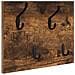Appendiabiti a muro con lo scaffale Rovere fumo 80 x 40 x 12 cm - Foto miniatura 8