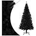 Albero Di Natale Artificiale Sottile Con Base Nero 180 Cm Pvc - Foto miniatura 2