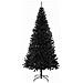 Albero Di Natale Artificiale Sottile Con Base Nero 180 Cm Pvc - Foto miniatura 3