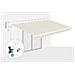 Tenda Da Sole Motorizzata Semi-cassonata Fazzio 5m X 3m Bianca Con Telo Beige - Foto miniatura 6