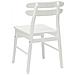 Sedia da pranzo 2 pcs Bianco Legno di gomma solido - Foto miniatura 7