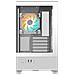 C201 PANORAMIC ICE Case per PC - Mid Tower, m-ATX, supporto radiatore da 360 mm, 3 ventole preinstallate, USB 3.0, supporto RGB Fusion - Foto miniatura 5