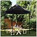 Tenda Party Nero 200 x 200 x 306 cm Tessuto Oxford - Foto miniatura 2