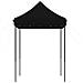 Tenda Party Nero 200 x 200 x 306 cm Tessuto Oxford - Foto miniatura 3