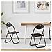 Sedia pieghevole 2 pcs Nero 48 x 43,5 x 81 cm Pelle Sintetica - Foto miniatura 2