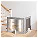 Cancello per cani con supporti 2 pcs Grigio Sonoma 100 x 80 cm - Foto miniatura 2