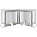 Cancello per cani con supporti 2 pcs Grigio Sonoma 100 x 80 cm - Foto miniatura 8