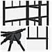 Struttura Gazebo 6 x 3 m Nero Acciaio - Foto miniatura 6