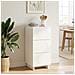 Credenza Bianco Lucido 33,5 x 34,5 x 75 cm Legno ingegnerizzato - Foto miniatura 2
