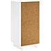 Credenza Bianco Lucido 33,5 x 34,5 x 75 cm Legno ingegnerizzato - Foto miniatura 6
