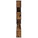 Mensola per TV da muro Legno antico 200 x 15 x 94 cm - Foto miniatura 5