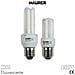 Lampadina fluorescente 3 tubi T2 luce fredda 4000K E14 W11 V230 - Foto miniatura 2