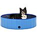 Piscina Per Cani Pieghevole Blu 120x30 Cm In Pvc - Foto miniatura 1