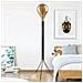 Lampadina Maxi Curved Home, Decorativa, Con Filamento Scritta """"home"""", Casa, Oro In Vetro, 12,5 X 12,5 X 17,5 Cm, 1 X E27, 5w, 250lm, 2000k, 240v - Foto miniatura 3