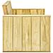 Set Divani Da Giardino 3 Pz In Legno Di Pino Impregnato - Foto miniatura 5