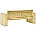 Set Divani Da Giardino 3 Pz In Legno Di Pino Impregnato - Foto miniatura 6