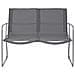 Set Divano Da Giardino 4 Pz In Tessuto E Acciaio Grigio - Foto miniatura 2