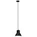 Lampada a Sospensione 25 W Nera Rotonda 17 cm E27 - Foto miniatura 2