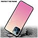 Custodia Compatibile Con Apple Iphone 12 / Iphone 12 Pro In Giallo - Rosa - Coperchio Protettivo Bicolore In Vetro Temperato E Silicone Tpu - Foto miniatura 4