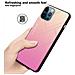 Custodia Compatibile Con Apple Iphone 12 / Iphone 12 Pro In Giallo - Rosa - Coperchio Protettivo Bicolore In Vetro Temperato E Silicone Tpu - Foto miniatura 6