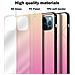 Custodia Compatibile Con Apple Iphone 12 / Iphone 12 Pro In Giallo - Rosa - Coperchio Protettivo Bicolore In Vetro Temperato E Silicone Tpu - Foto miniatura 7