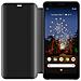 Custodia Compatibile Con Google Pixel 3a Xl In Tormalina Nera - Clear View Specchio Coperchio Protettivo Con Funzione Di Supporto Protezione A 360 Gradi - Foto miniatura 2