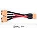 Xt60 Connettore A Spina Cavo Adattatore Per Connettore Per Batteria Parallela 14awg Cavo Per Rc Lipo (1 Femmina A 2 Maschi), 1 Pezzo - Foto miniatura 2