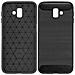 Custodia B-case Tpu Silicone Cover Case Per Samsung Galaxy J6+ Plus (2018) Carbon Metal Black - Foto miniatura 1