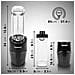 Bl510 Mini Frullatore Elettrico 500w | Sports Blender Con Borraccia Da 570ml Senza Bpa | Frullatore Potente Con Lame In Acciaio | Bottiglia Con Coperchio | Mixer Per Smoothie E Frullati - Foto miniatura 4