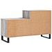 Scarpiera Grigio Sonoma 102x36x60 Cm In Legno Multistrato - Foto miniatura 3