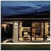 Lampada Da Parete Moderna Da Esterno Alluminio Nero 2 Luci E27 60w Ip54 - Foto miniatura 3