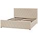 Letto Contenitore Velluto Rochefort 160 X 200 Cm Beige - Foto miniatura 10