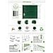 Kit Lamelle Oscuranti In Pvc 6m Cinto H. 190cm Verde - Foto miniatura 8