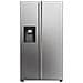 Frigorifero Americano 90,5 Cm 601 L Platino Ventilato - Hsw79f18cimm - Foto miniatura 1