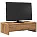 Supporto Monitor Con Cassetti Rovere 50x27x15 Cm In Truciolato - Foto miniatura 3