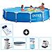 Piscina Fuori Terra - In Giro - 366x76 Cm - Blu - Include Accessori Coordinati A1734 - Foto miniatura 1