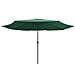 Ombrellone Da Giardino Con Palo In Metallo 390 Cm Verde - Foto miniatura 1