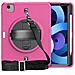 Custodia Per Ipad 6/5 9.7” Con Supporto E Tracolla Rosa - Foto miniatura 2
