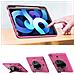Custodia Per Ipad 6/5 9.7” Con Supporto E Tracolla Rosa - Foto miniatura 4