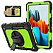 Custodia Per Samsung Galaxy Tab S8/s7 11” Con Tracolla Verde - Foto miniatura 2