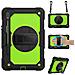 Custodia Per Samsung Galaxy Tab S8/s7 11” Con Tracolla Verde - Foto miniatura 3