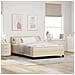 Letto box spring con materasso Crema 140 x 190 cm Tessuto - Foto miniatura 2