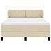 Letto box spring con materasso Crema 140 x 190 cm Tessuto - Foto miniatura 6